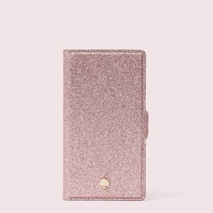 NWT Kate Spade Glitter iPhone X + XS Magnetic Case